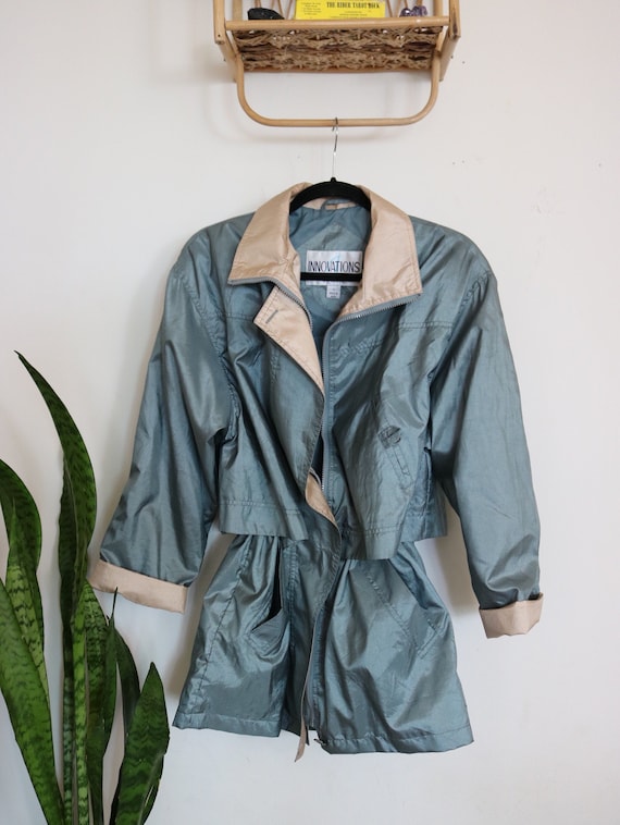 Vintage 1980s Women's Windbreaker - Retro Jacket -