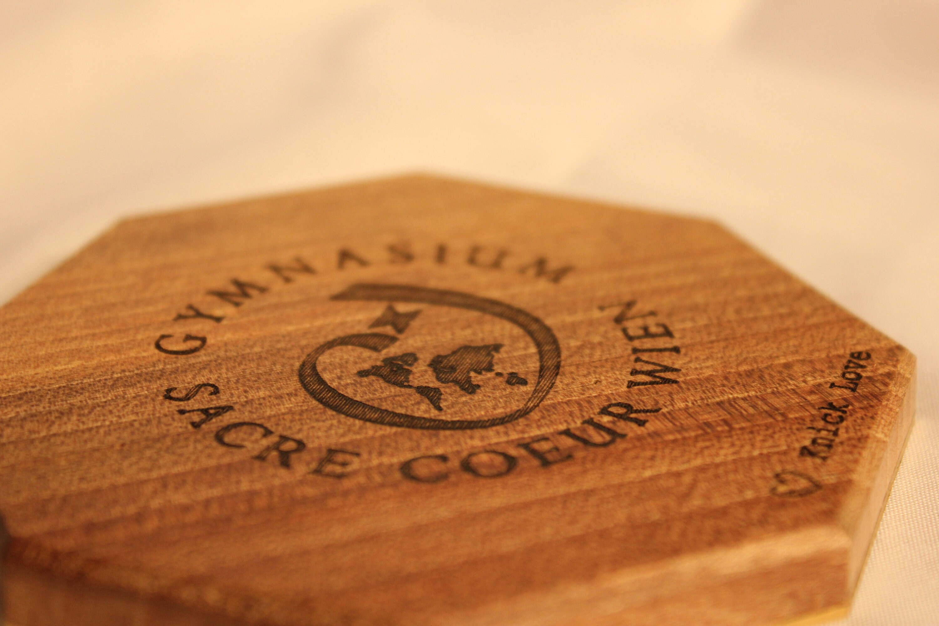 Set Custom Wood Laser Engraving Coasters Etsy