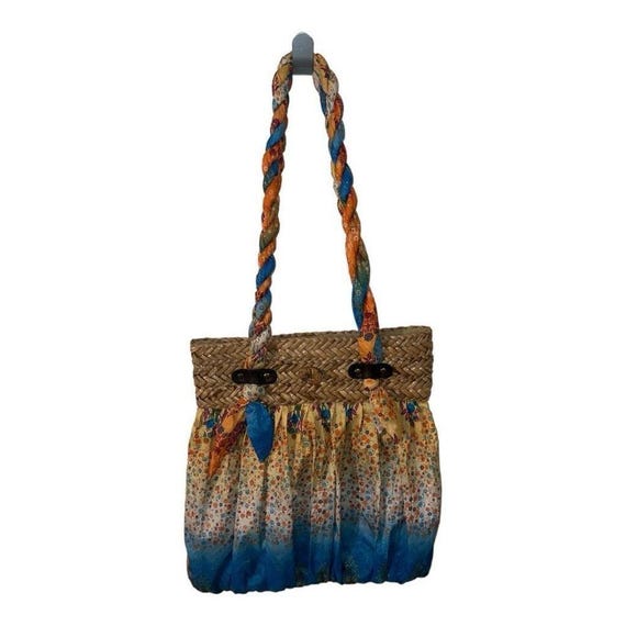 Cappelli Straworld Straw Purse boho Handbag Tote Beach Vacation