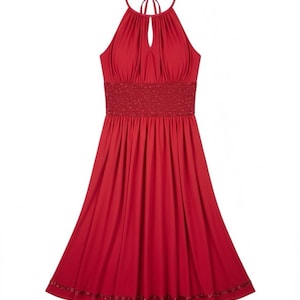 vintage hand-beaded cocktail dress Eloise Hand Beaded Mini Dress - Gold Swirl Print main image 0