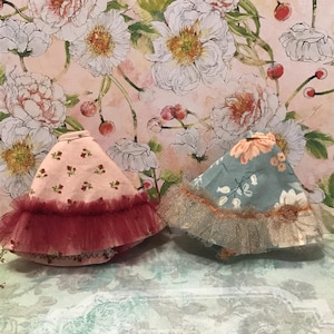 Set of 2 handmade doll skirts for Monster high dolls, monster high doll clothing, 10 inch doll clothes, handmade, doll dress, doll skirt