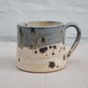 handmade stoneware mug dark green & speckle, coffee mug, tea mug, coffee cup, boho mug, rustic mug, scandi mug, ceramic mug, large mug