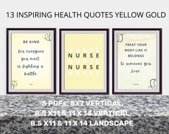 13 motiverende citaten digitale prints wellnessprint voor verpleeghuisinrichting therapeutdecor PT afstudeercadeau