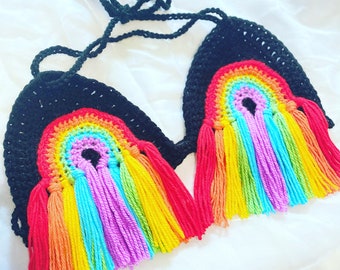 rainbow bralette