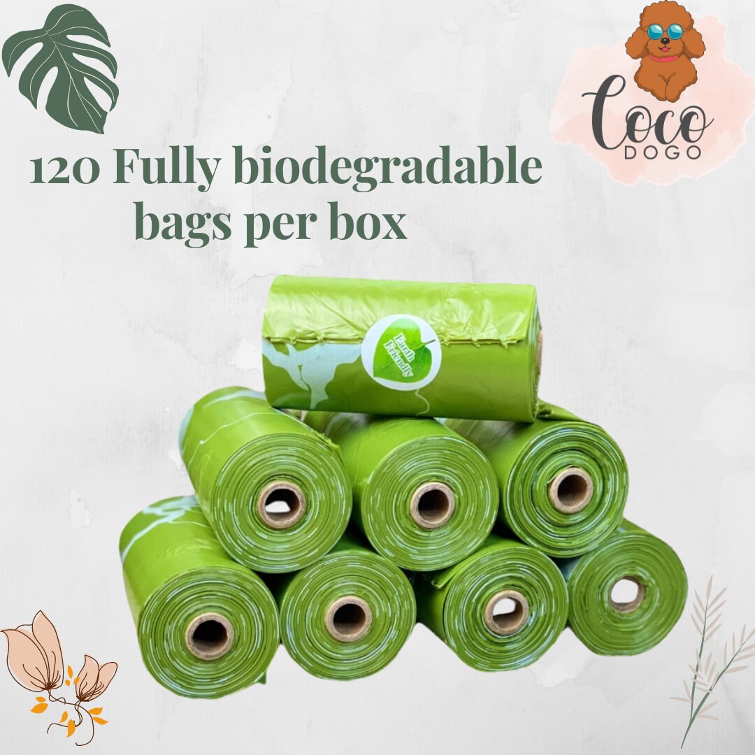 Cocodogo Biodegradable Poop Bags Eco Friendly Poop Bags 120 Etsy Canada