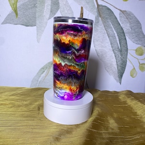 Alcohol ink tumbler