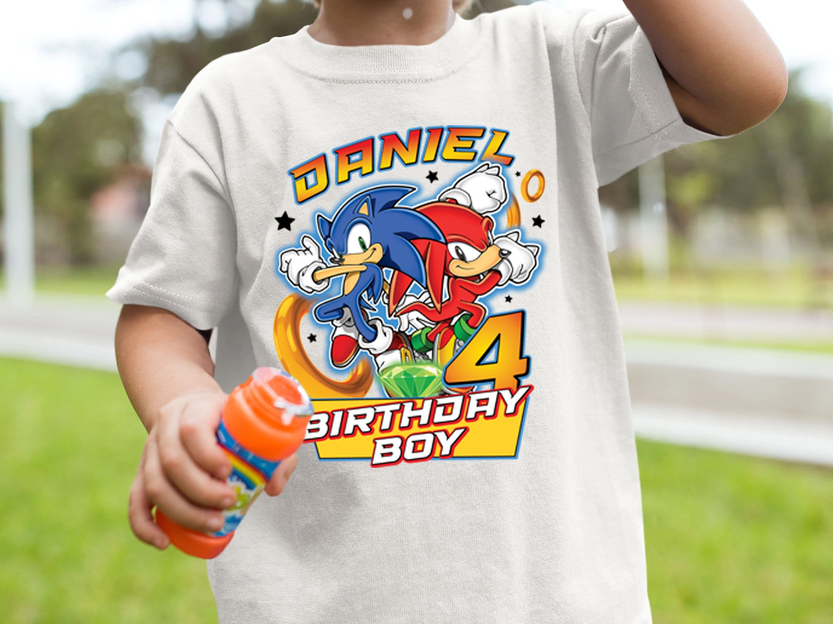 Sonic the hedgehog birthday shirt Clearance