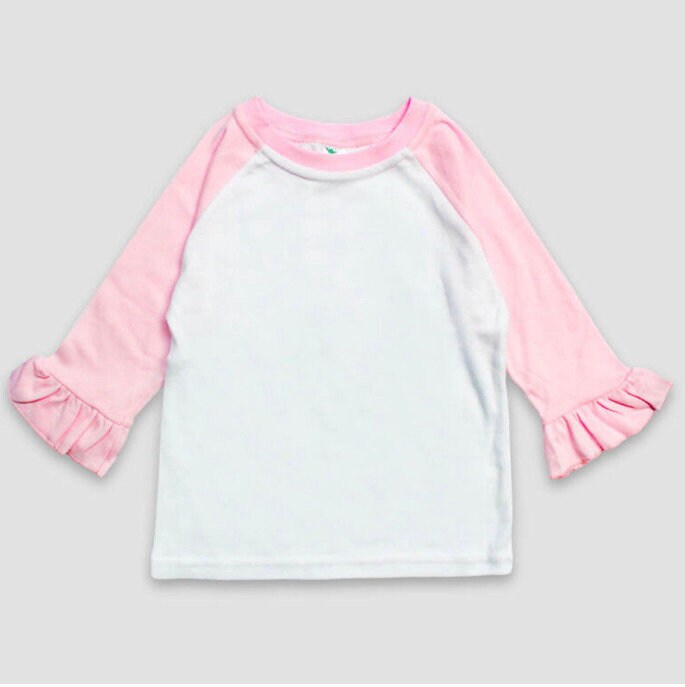 Pink Grey Raglan Etsy