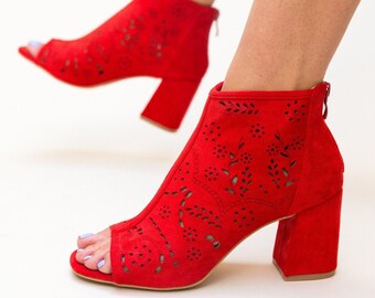 Sexy Red Boots | Etsy