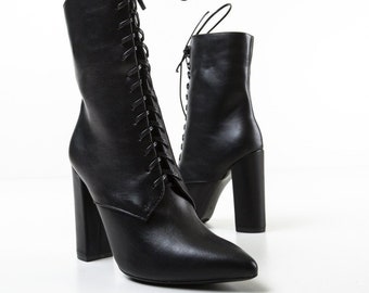 leather witch boots