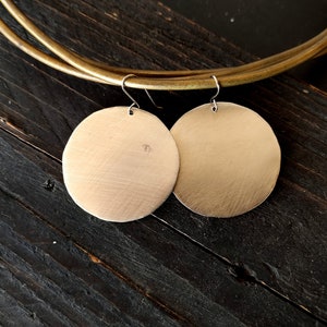 Handmade silver hoops, Boho silver hoops, Minimalist silver hoops, small silver hoops with 925 silver hooks