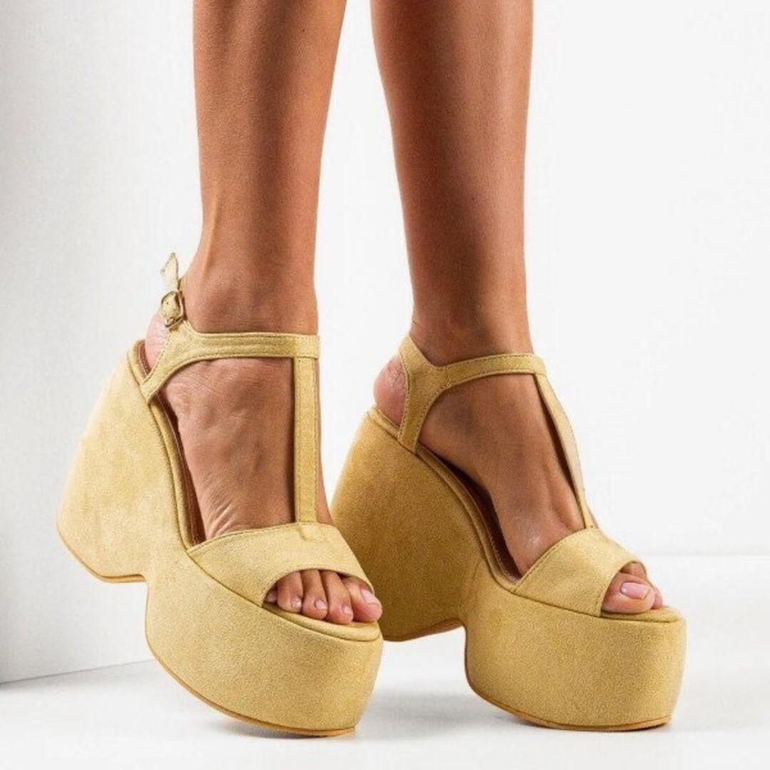 70s platform sandals