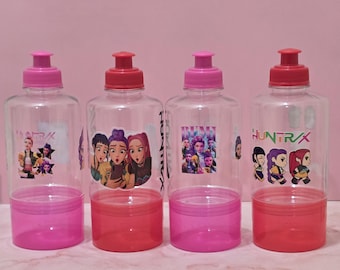 K-POP Hunter Girls - Hand-designed Combination Bottle and Snack Cups