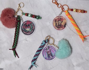 Hazbin Hotel Handmade Alastor/Radio Demon - Keychain/Bag Charm