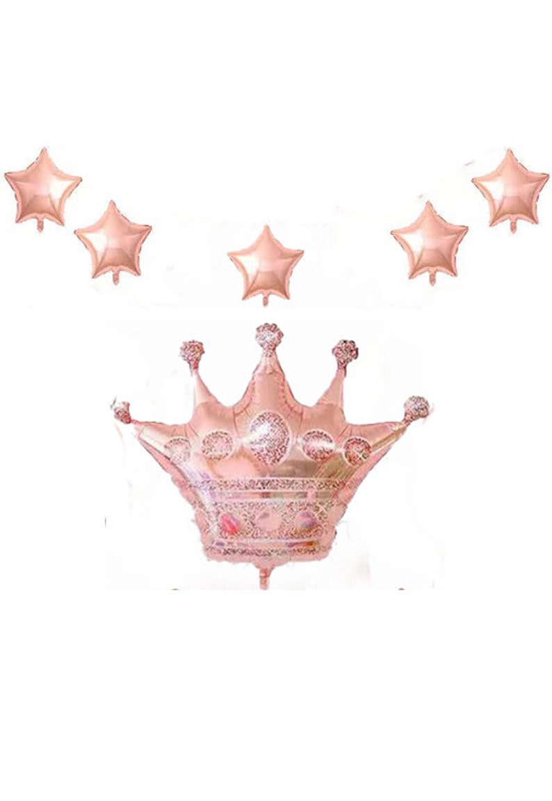 rose gold happy birthday party decorations balloon for girls or women