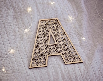Rattan Whole Alphabet - laser cutting file, svg, vector file - INSTANT DOWNLOAD - Commercial use