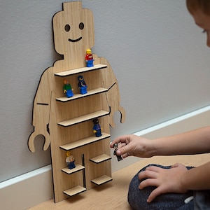 Brick Man Shelf - arquivo de corte a laser, svg, arquivo vetorial - DOWNLOAD INSTANTÂNEO - Uso comercial