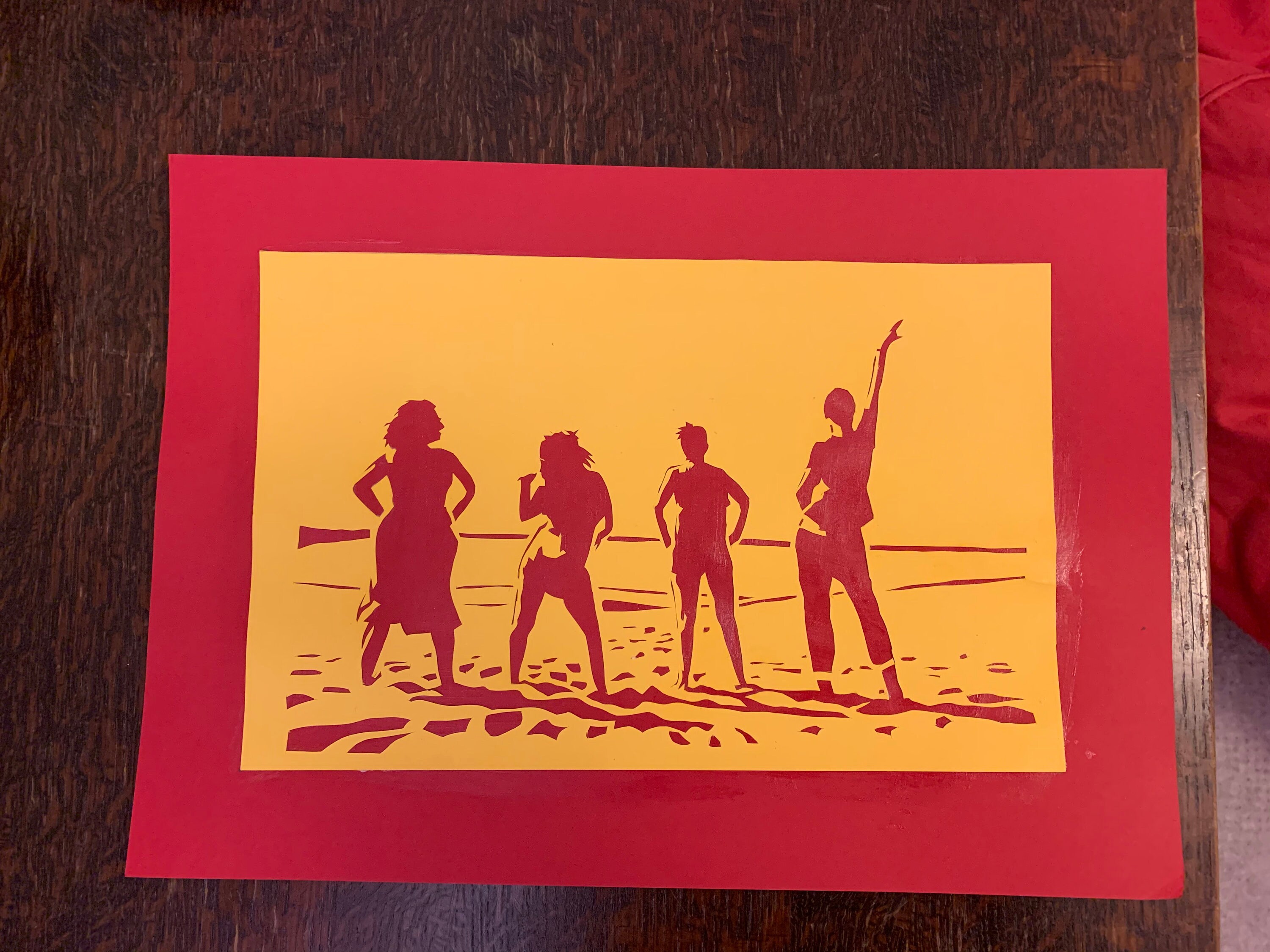 Portrait Personnalisé Fait Main en Kirigami | Découpage de Papier, Format Au Choix