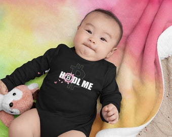 SDHEIJKY HODL Bitcoin Infant Baby Girl Boy Romper Jumpsuit Clothes Toddler Sleepwear