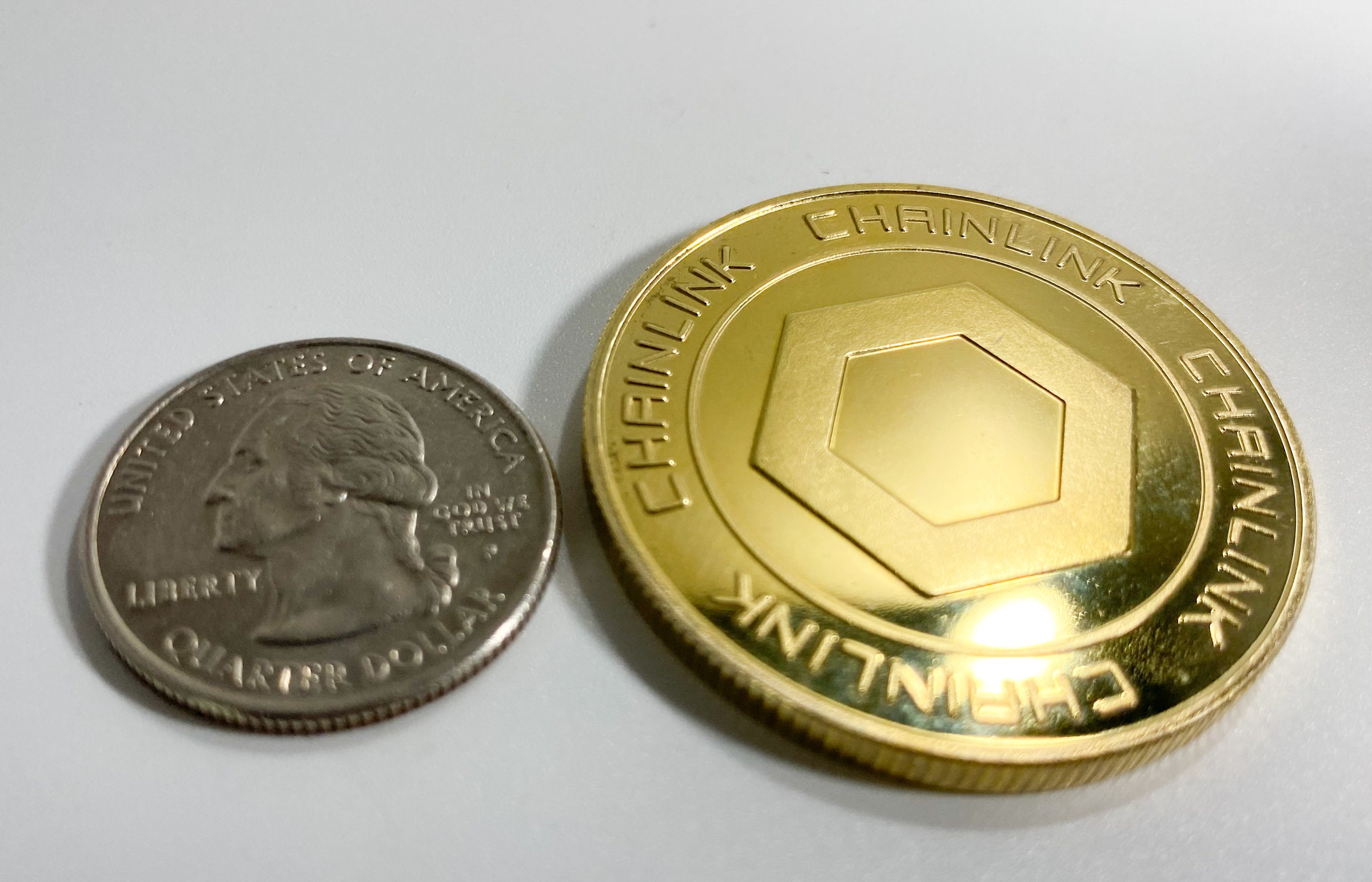 CHAINLINK COIN LINK Coin Chainlink Gift Chainlink Crypto ...