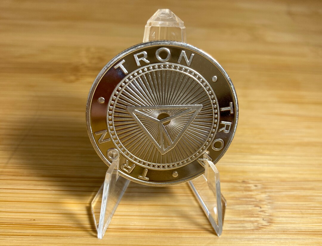 TRON COIN, TRX Coin, Tron Coin, Crypto-monnaie Commémorative Collectors  Coin - Fer avec placage or / argent - Etsy France