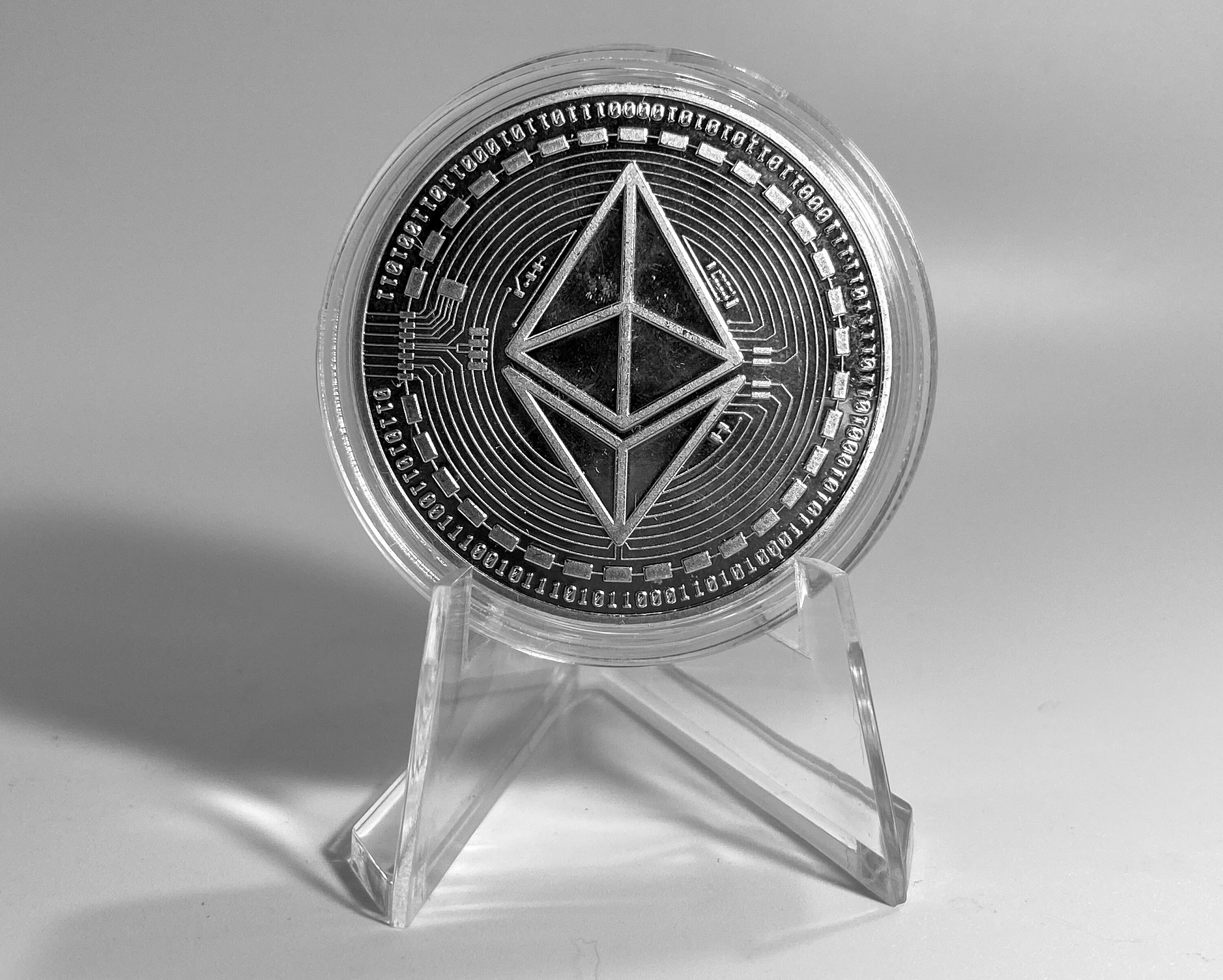 ETHEREUM CLASSIC Coin, ETC Coin, Cryptocurrency Commemorative Collectors  Coin - Iron With Gold/silver Plating - Etsy