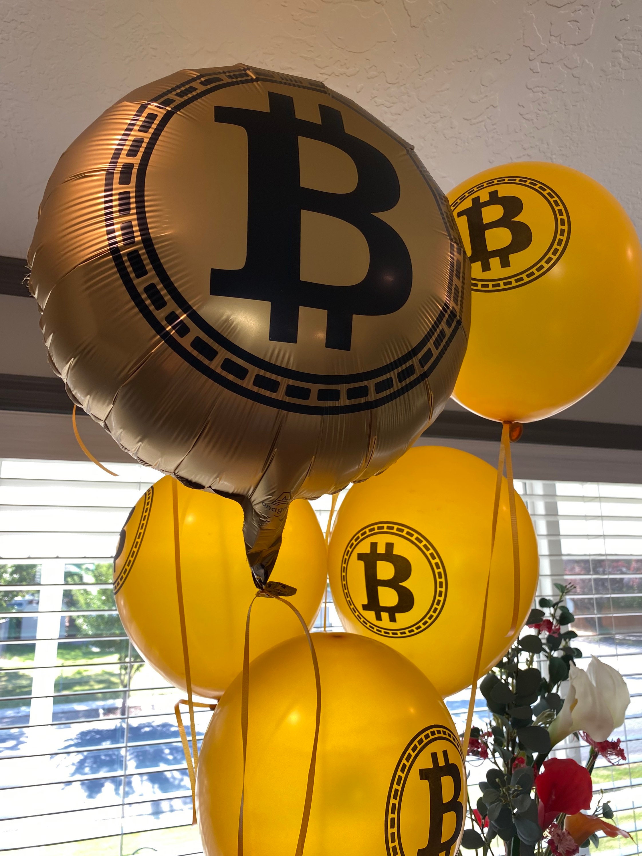 Bitcoin Balloons with Mylars Bitcoin Party Bitcoin Gift | Etsy