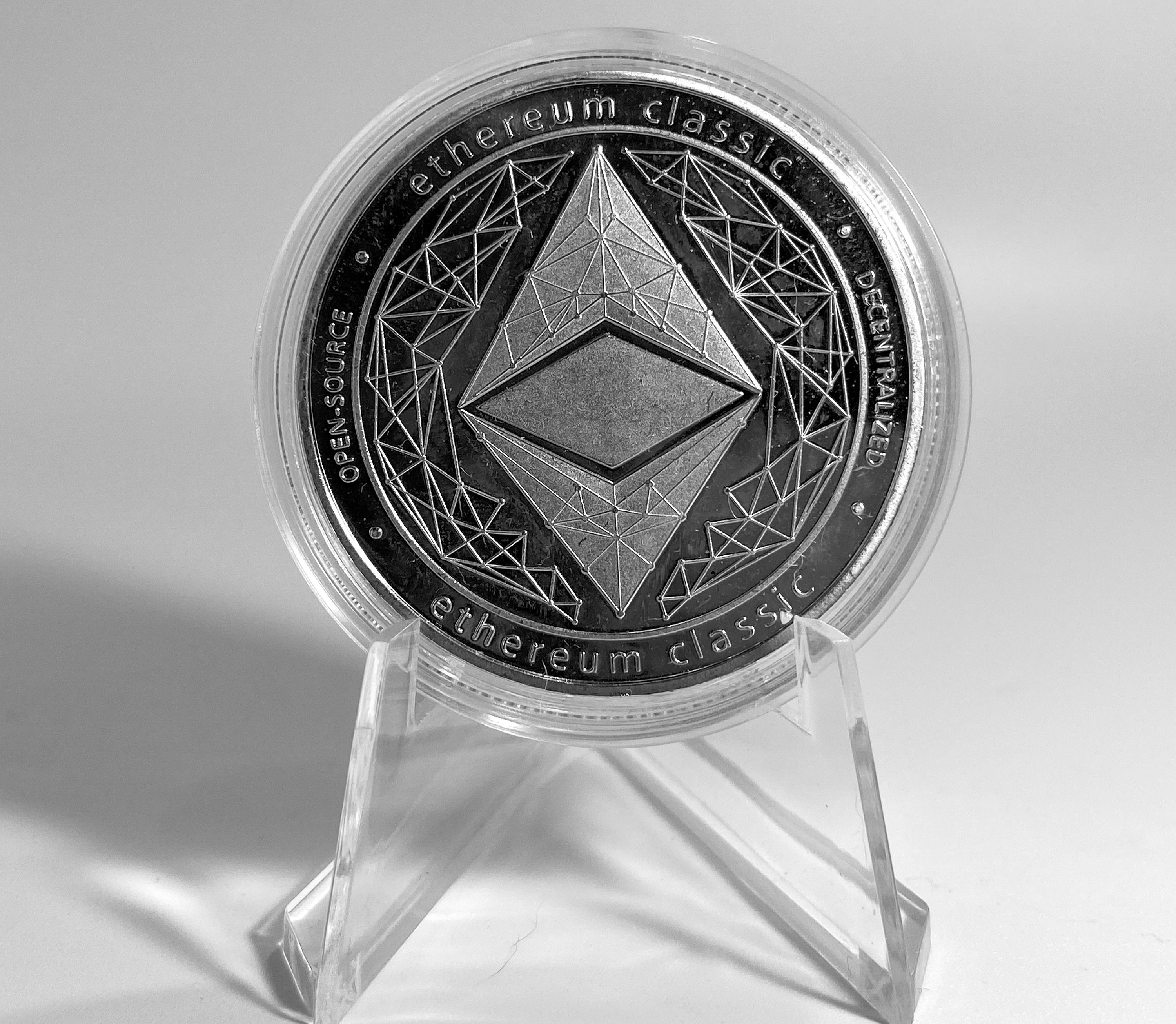 Ethereum CLASSIC Coin, ETC Coin, Cryptocurrency Commemorative Collectors  Coin - Hierro con chapado en oro / plata - Etsy España