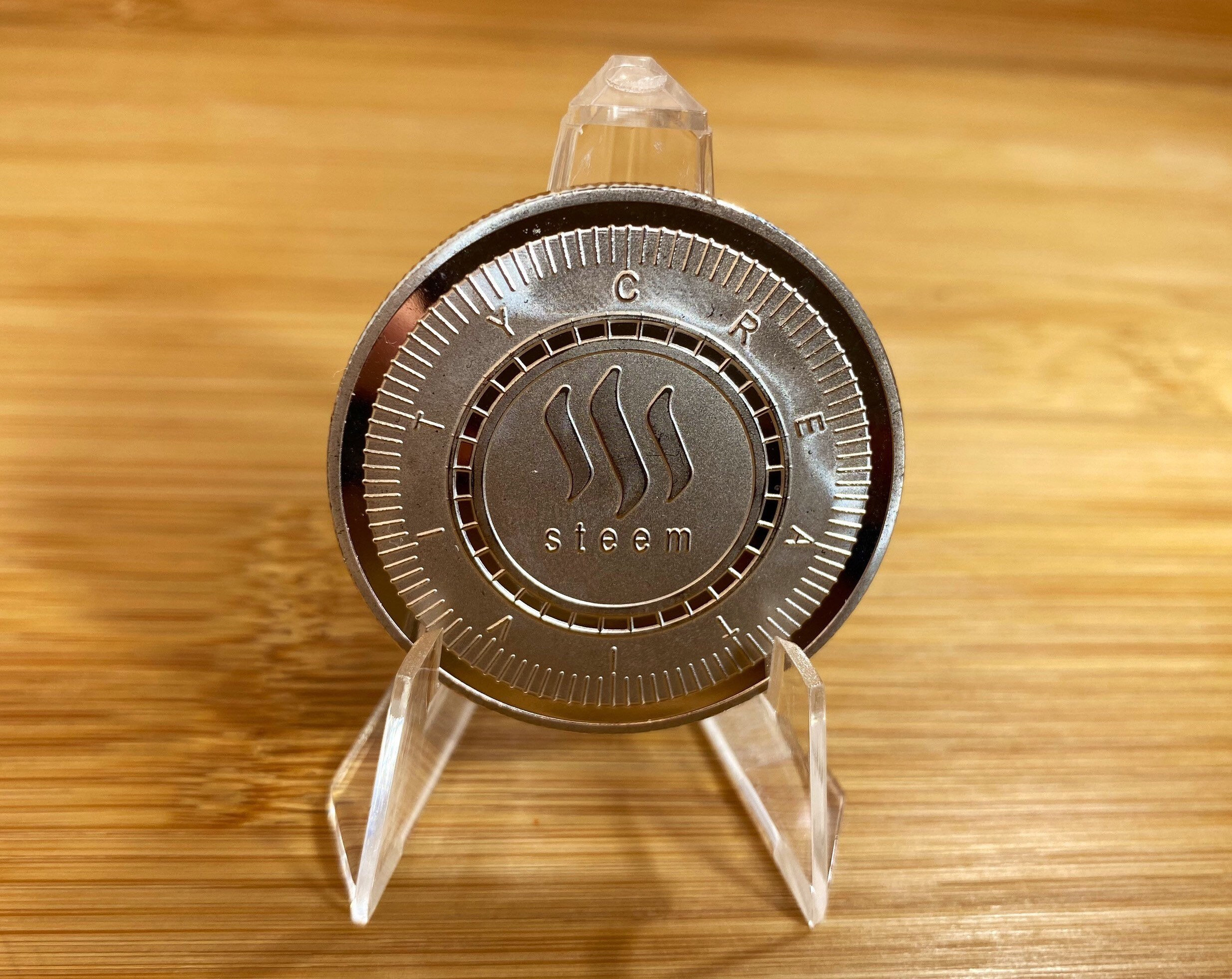 STEEM Coin, Cryptocurrency Commemorative Collectors Coin - Iron With  Gold/silver Plating - Etsy Ireland