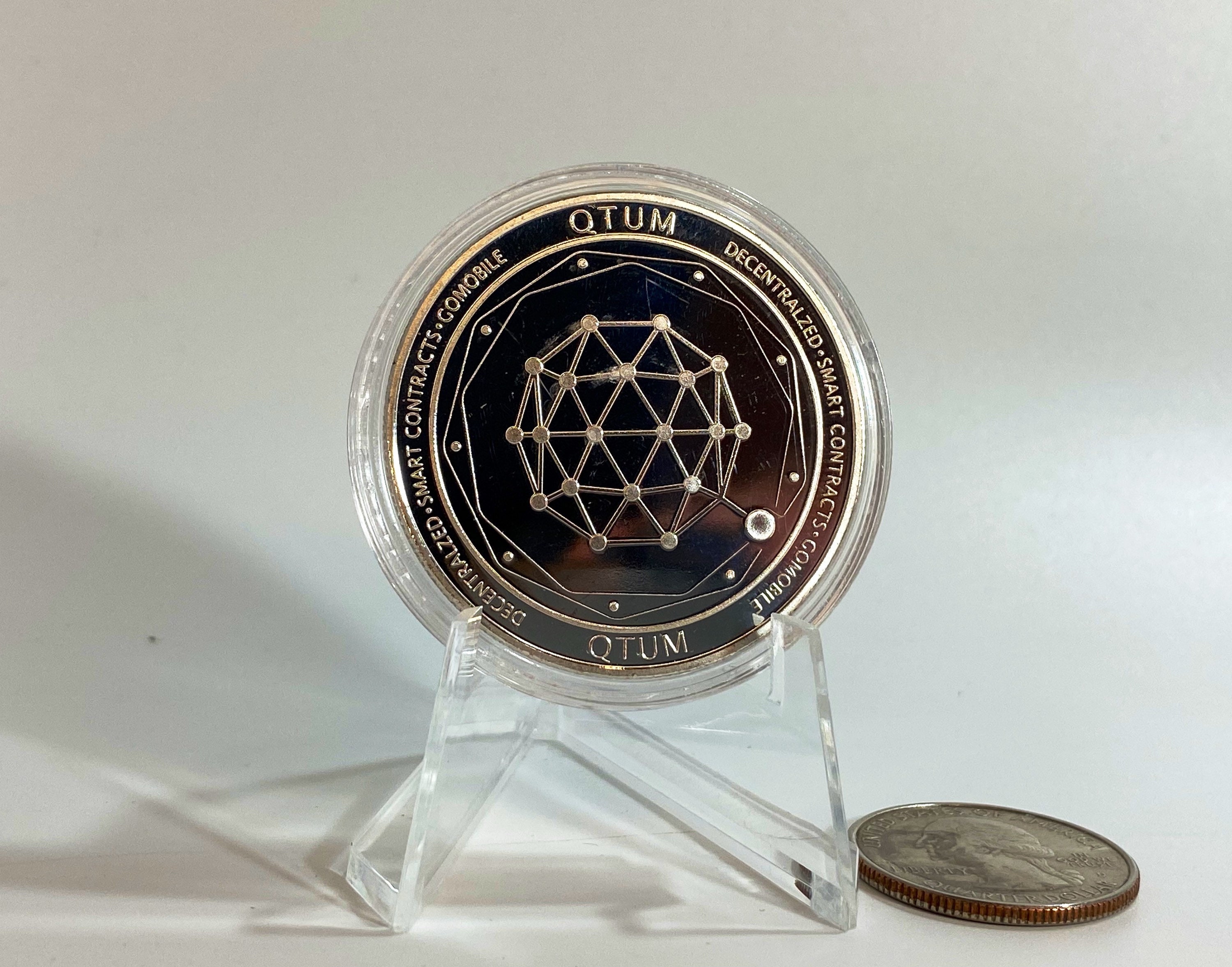 QUANTUM COIN, Cryptocurrency Commemorative Collectors Coin - Iron With  Gold/silver Plating - Etsy Ireland
