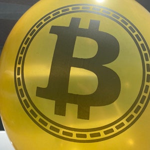 Compleanno Bitcoin, Palloncini Bitcoin, Festa Bitcoin, Regalo Bitcoin, Decorazione Bitcoin, Cultura Cripto, Moneta Bitcoin, Compleanno Bitcoin