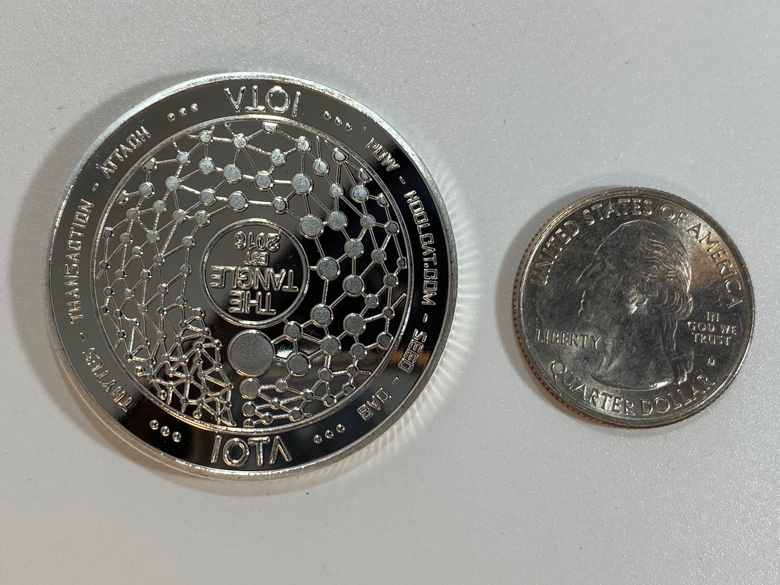 IOTA コイン、暗号通貨記念コレクターコイン - 金/銀メッキ鉄 - Etsy 日本