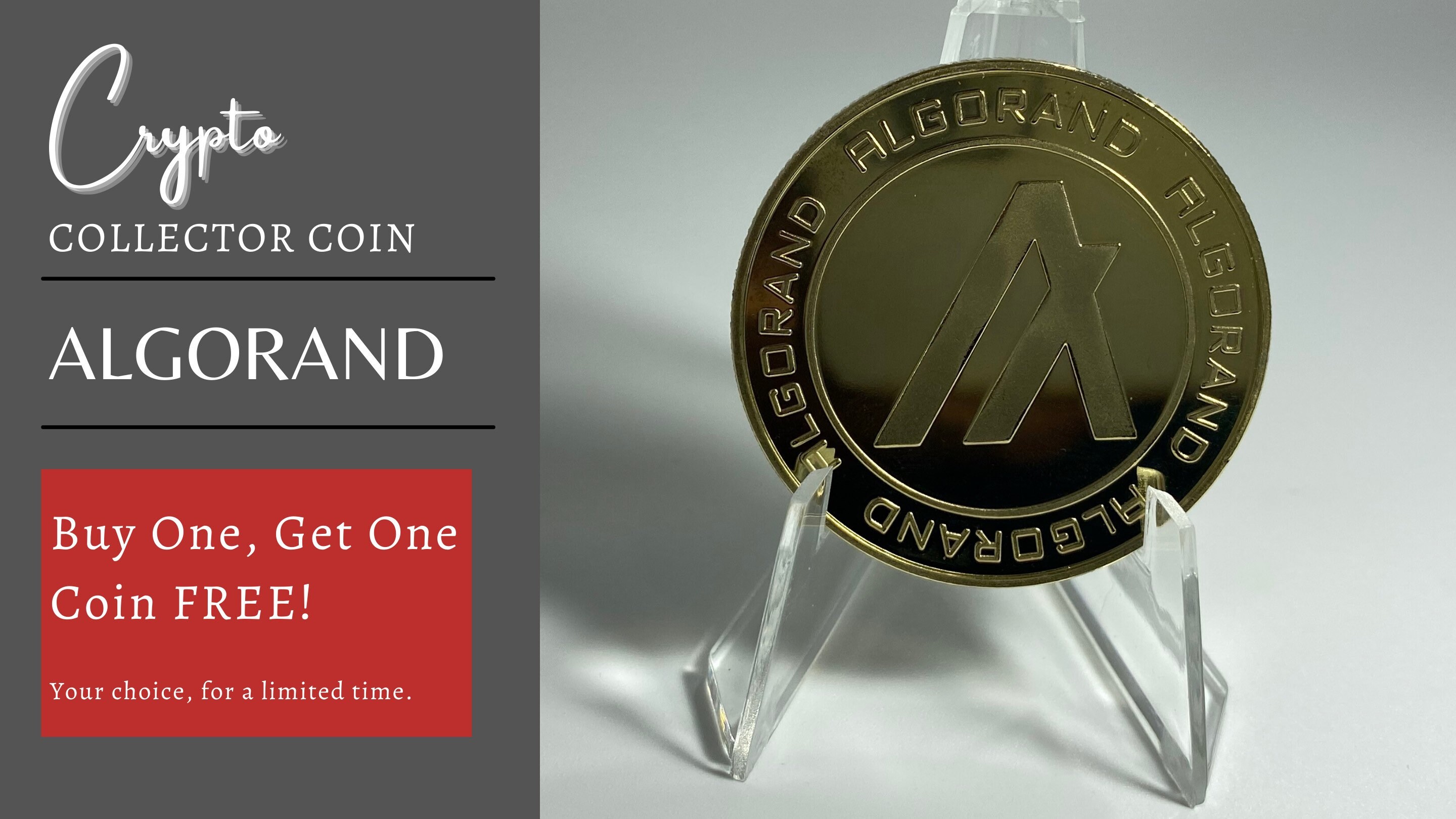 ALGORAND COIN, ALGO Coin, Cryptocurrency Commemorative Collectors Coin -  Iron With Gold/silver Plating - Etsy