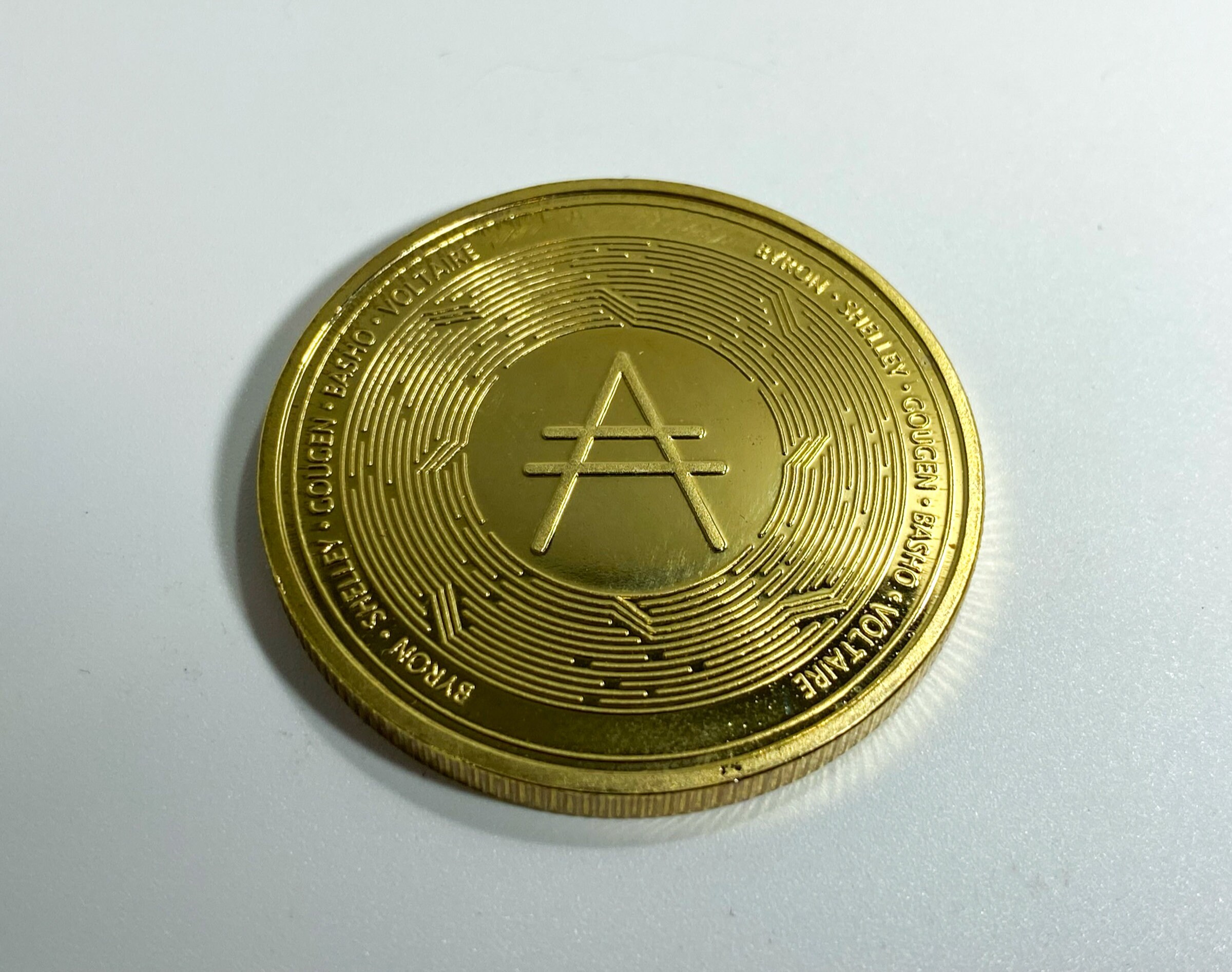 Physical Crypto Coin Cardano Cryptocurrency Collectible Coin - Silver  Plated Commemorative Coin For Crypto Collectors Cryptocurrency Coins