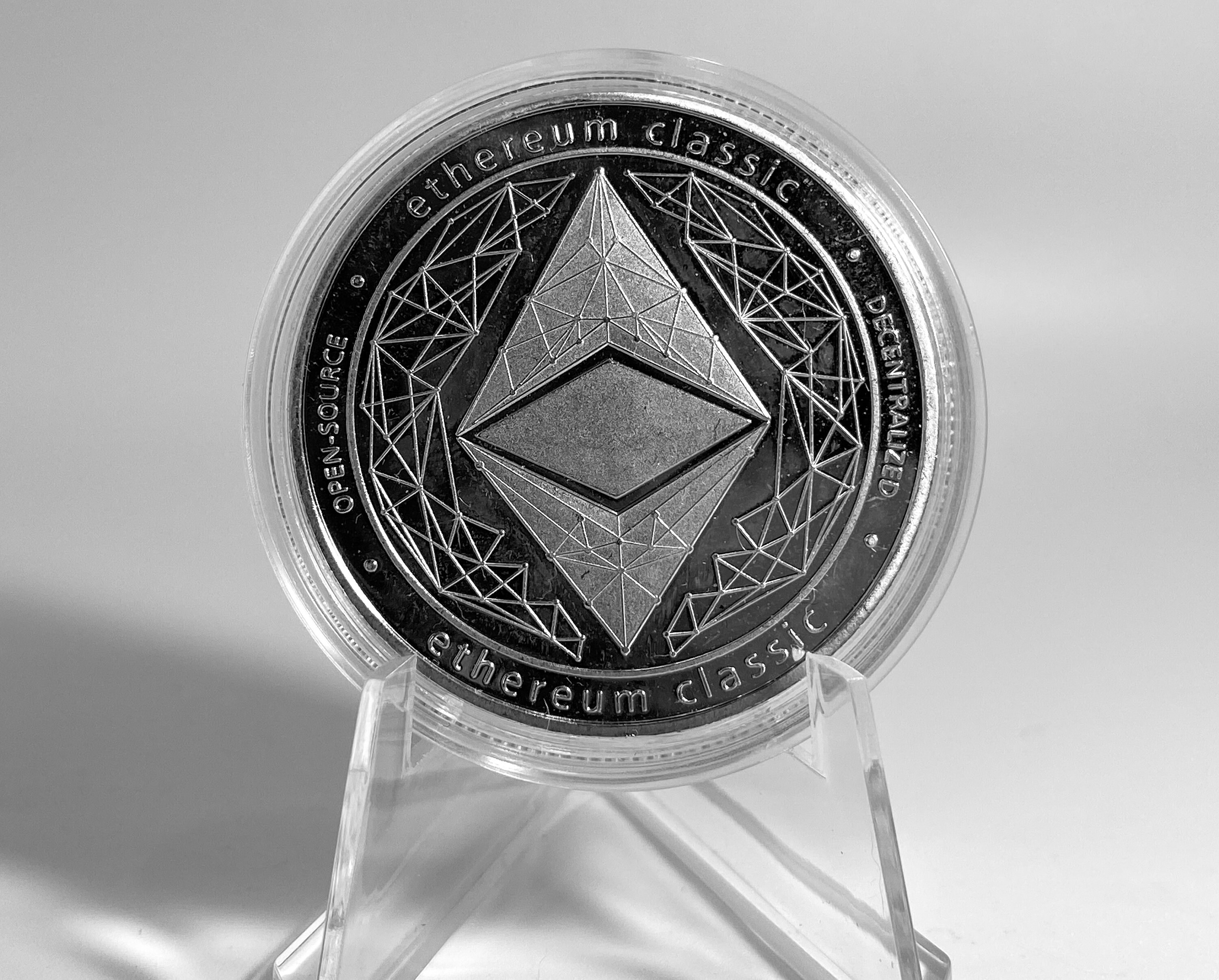 Ethereum CLASSIC Coin, ETC Coin, Cryptocurrency Commemorative Collectors  Coin - Hierro con chapado en oro / plata - Etsy España