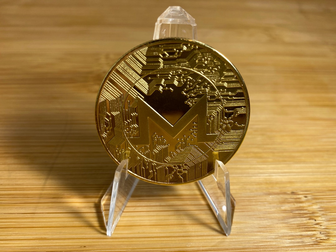 MONERO COIN, Monero Coin, Cryptocurrency Commemorative Collectors Coin -  Iron With Gold/silver Plating - Etsy