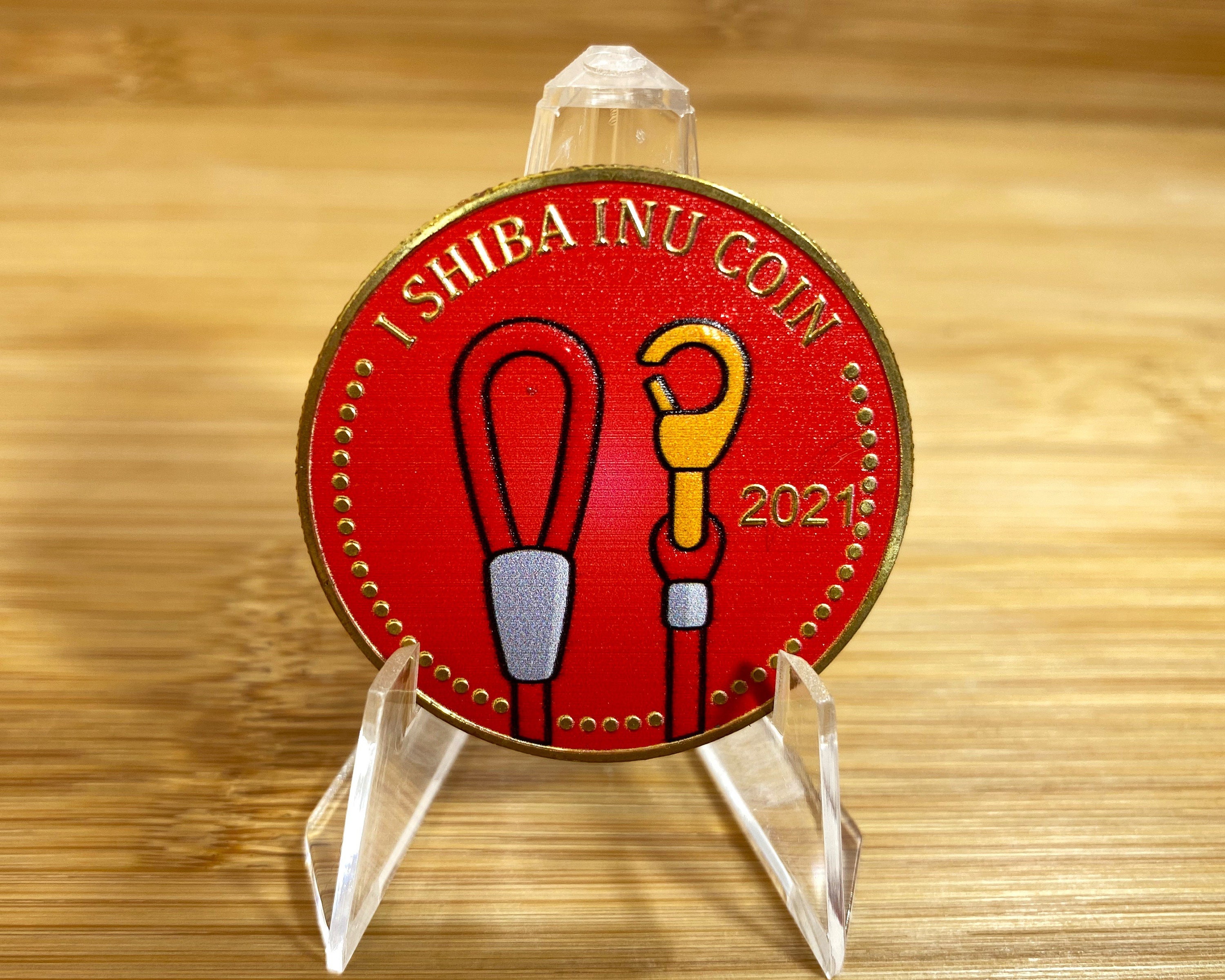 SHIBA COIN, Criptovaluta Commemorativa Da Collezione Moneta - Ferro con  placcatura oro/argento - Etsy Italia