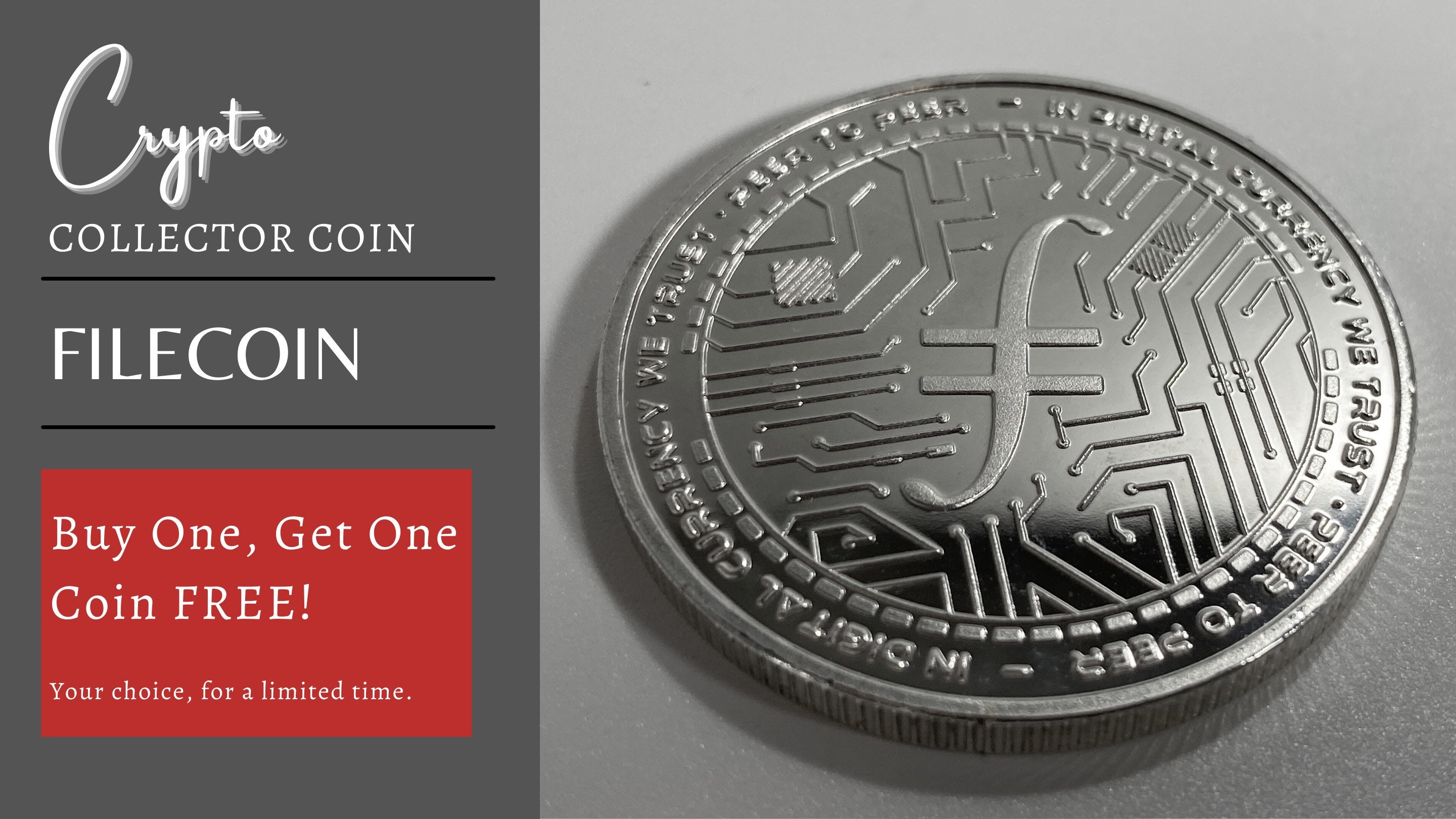 FILECOIN MÜNZE, FIL Münze, Gedenkmünze Mit Gold/Versilberung - Etsy.de
