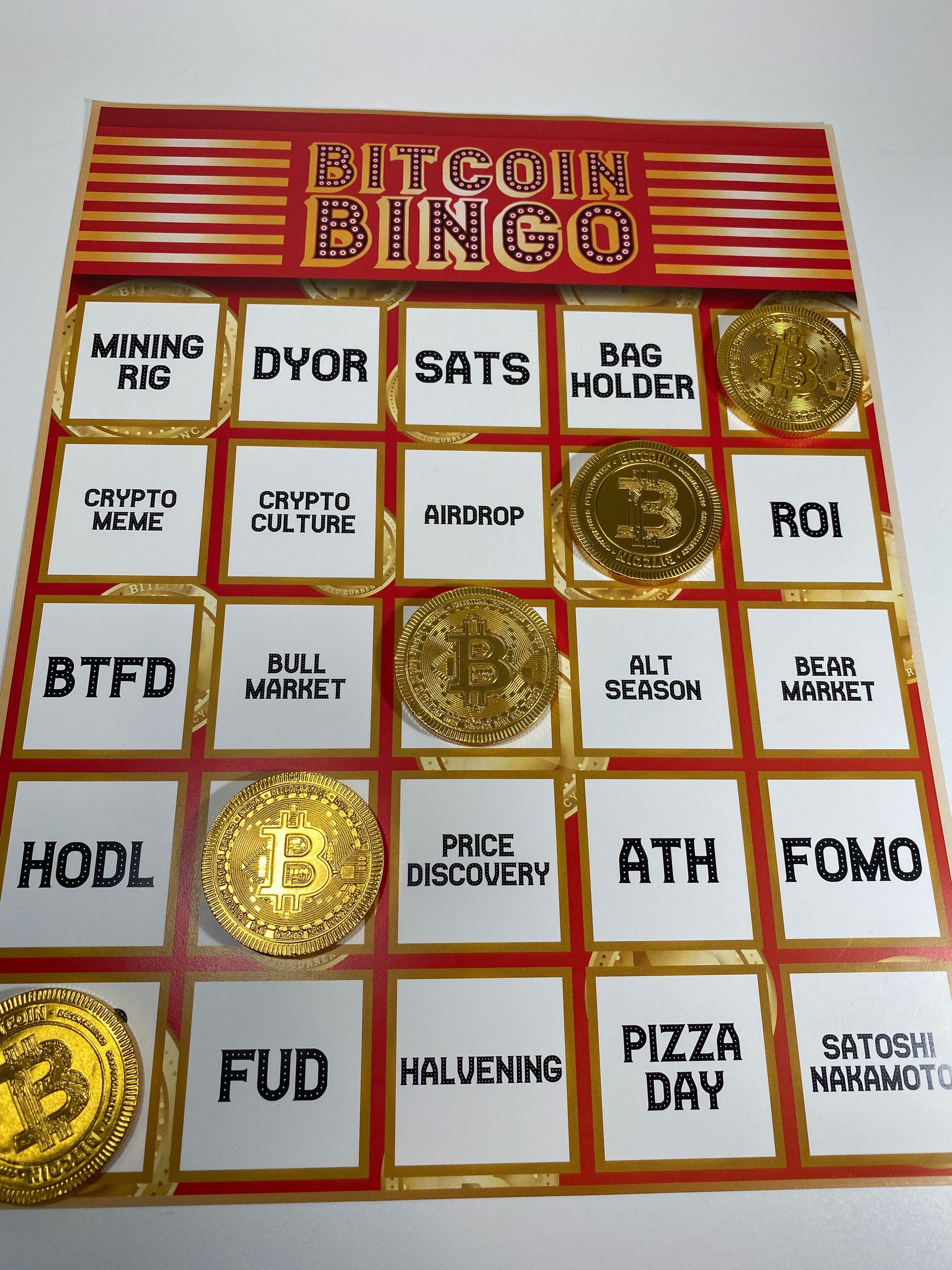 Bitcoin Bingo Downloadable and Printable for Bitcoin Party - Etsy