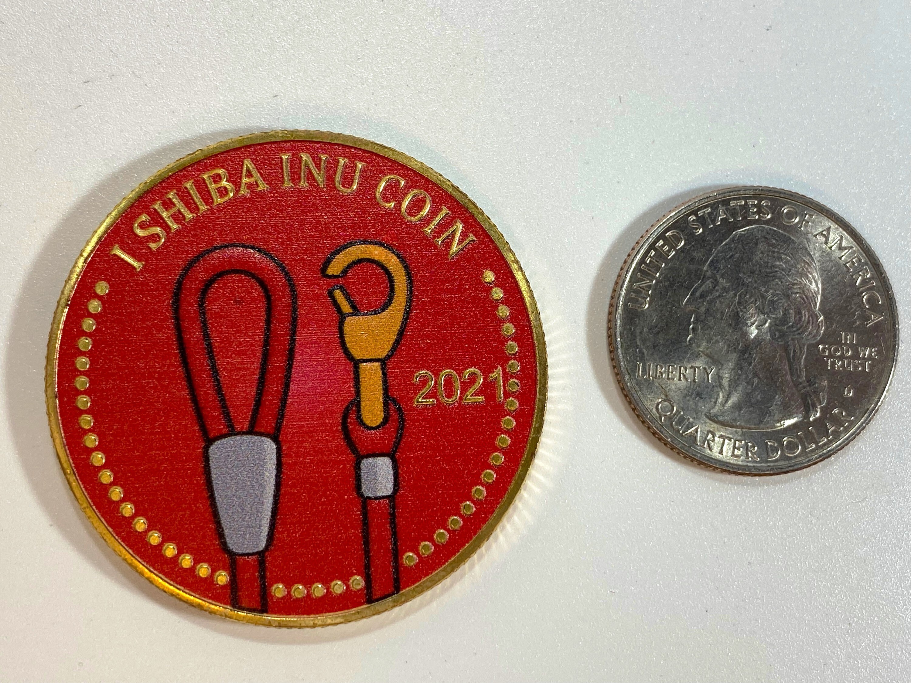 SHIBA COIN, Criptovaluta Commemorativa Da Collezione Moneta - Ferro con  placcatura oro/argento - Etsy Italia