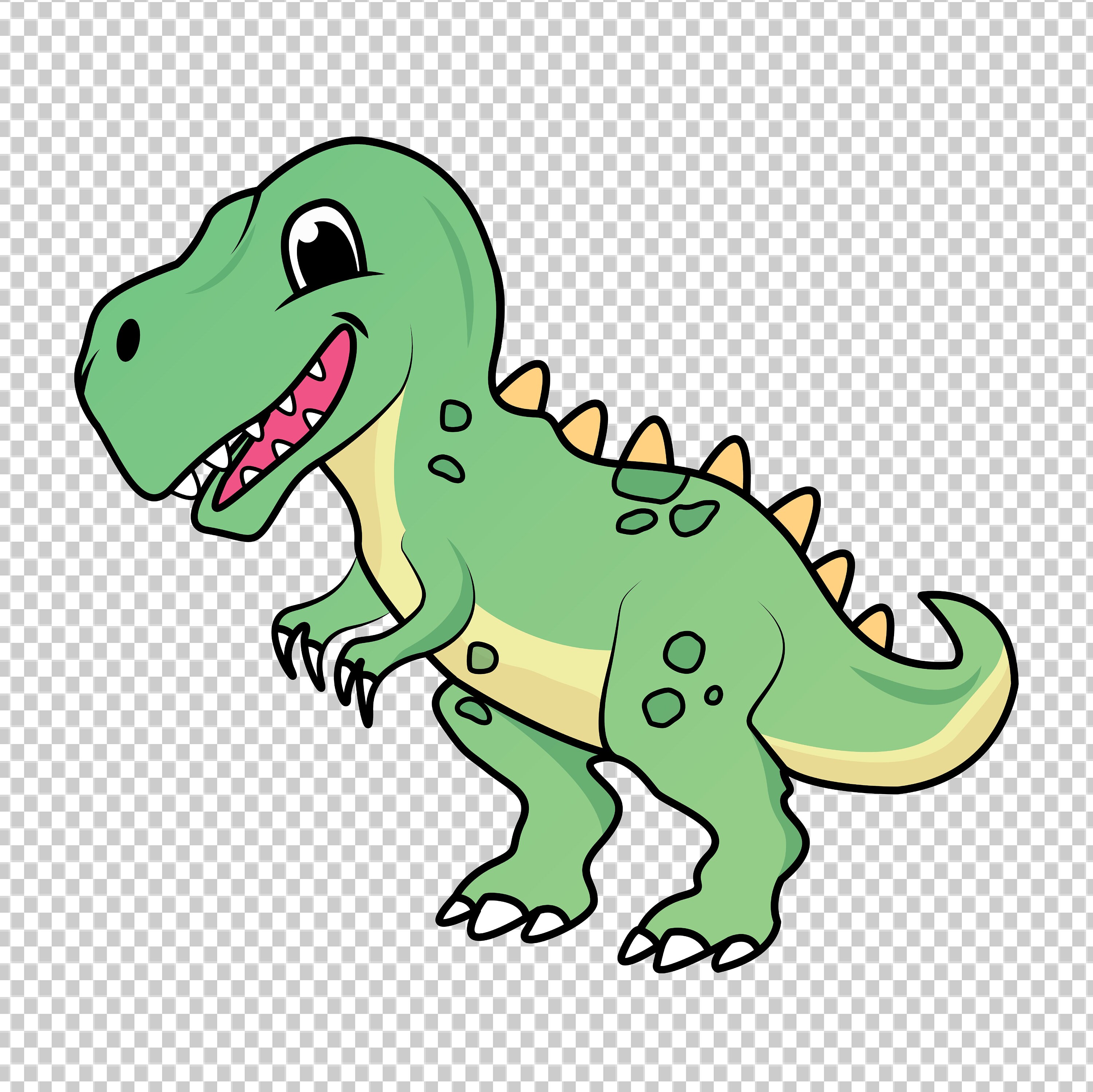 T Rex Dinosaur Outline Clipart