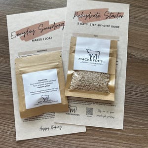 Sourdough Starter, Sourdough, Dehydrated sourdough, gift for mom, gift for sister, gift for wife, sourdough starter kits, bread making kit
