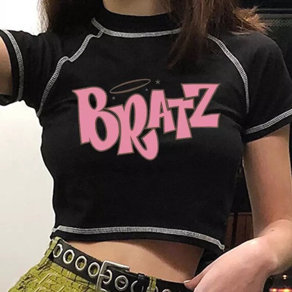 Bratz Cute Crop Top Womens Y2k