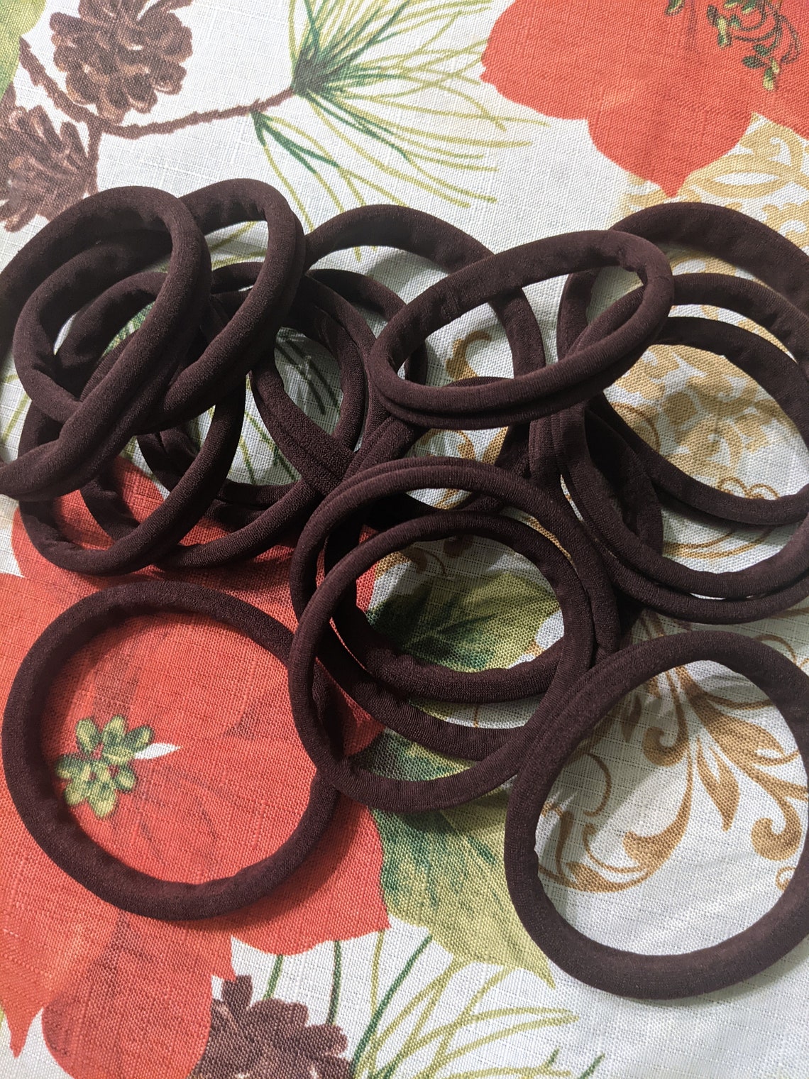 stretchy ribbon hair ties