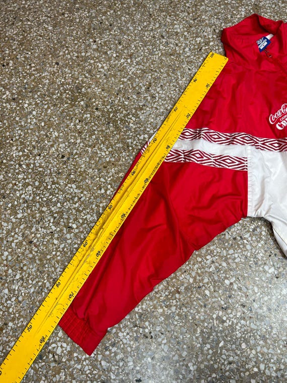Rare Vintage Umbro Peru FPF Coca-cola Crystal Zip-up Track Jacket