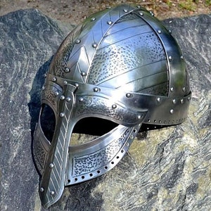 Costume Armour Helmet Details about   Medieval Viking Warrior Helmet with Natural Horns 