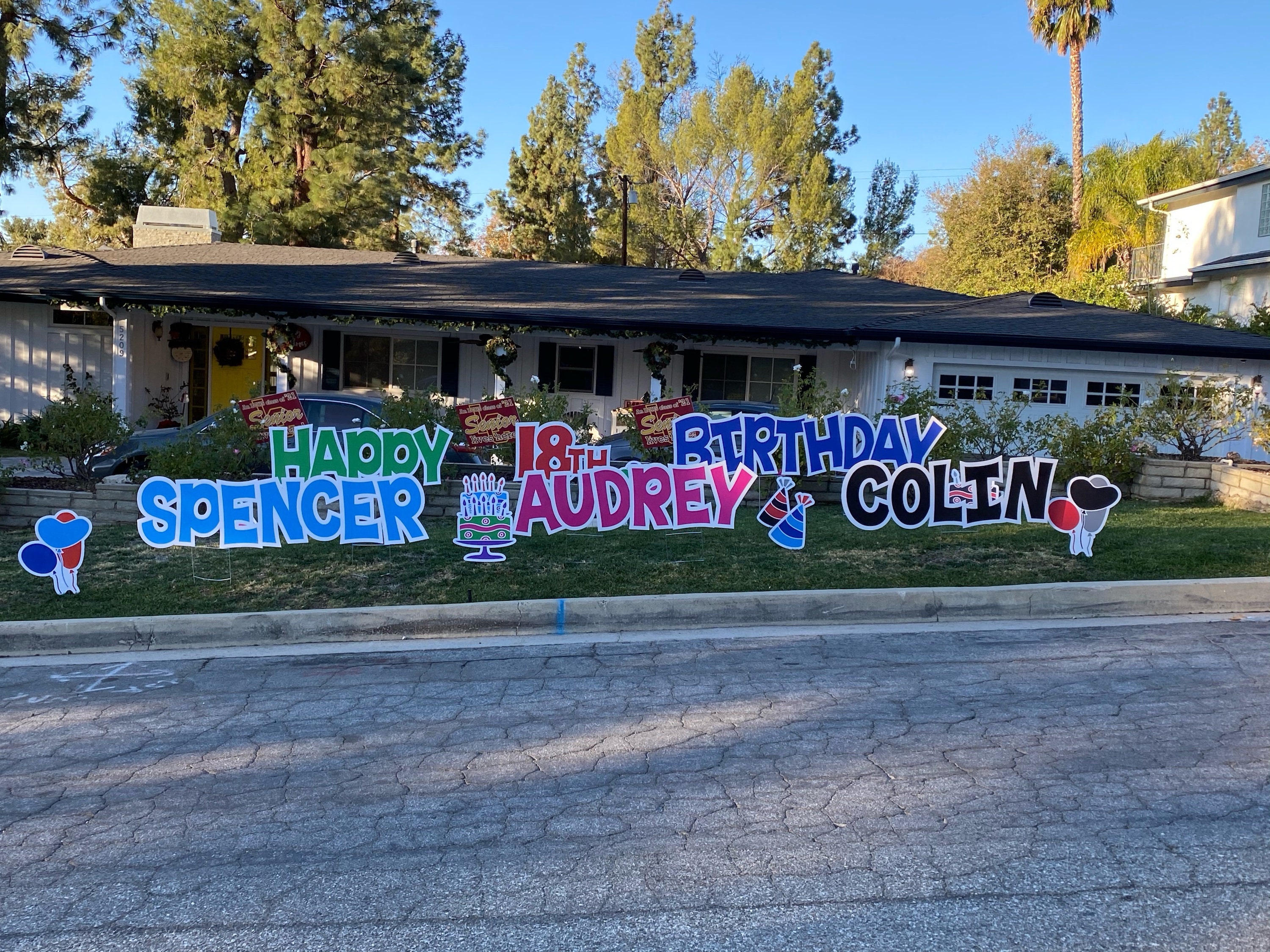 Custom Birthday Yard Signs Etsy