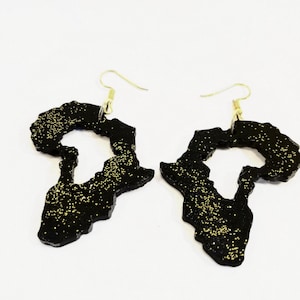 Duo African earrings
