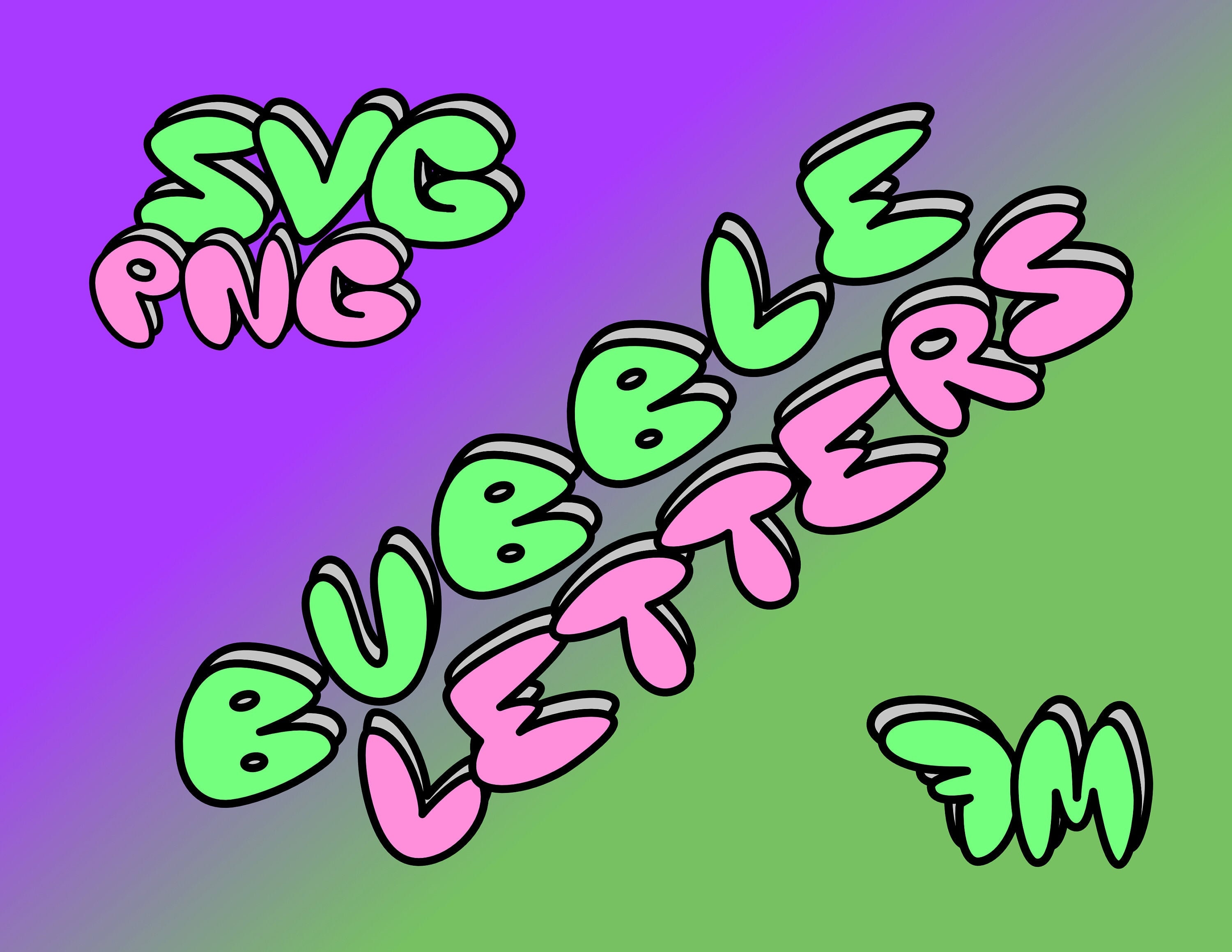 Blase Buchstaben Alphabet Graffiti Urban Schrift Cricut Png Etsy