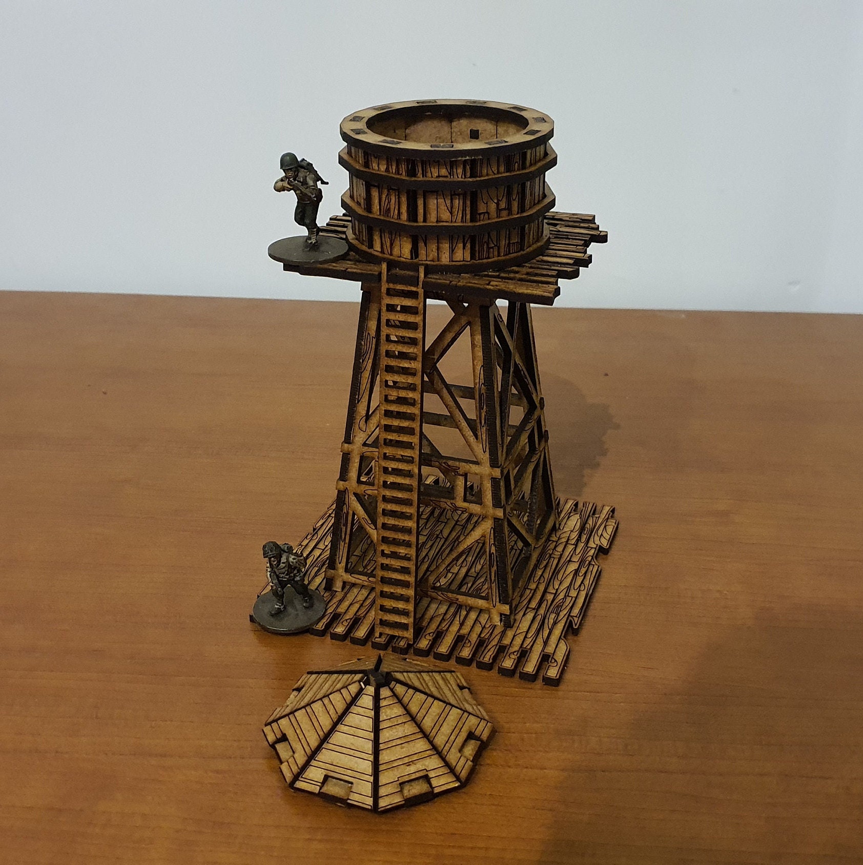 Wild West Water Tower Files for Laser Cut : 28-34mm Scale (digital ...